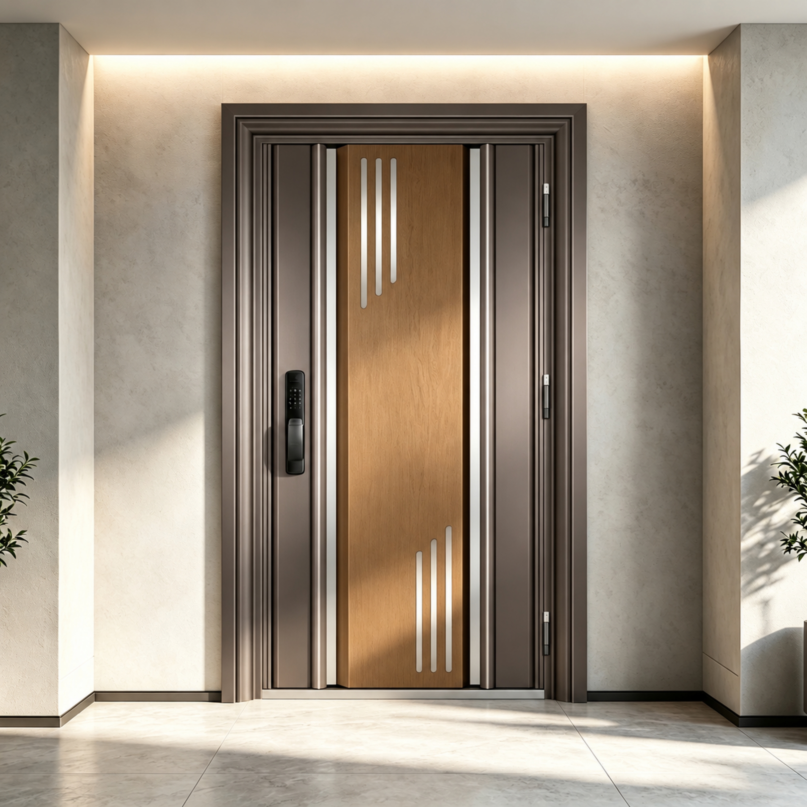 Stainless Steel Entrance Door